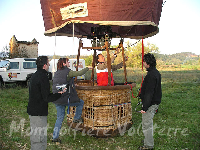 Nacelle montgolfière